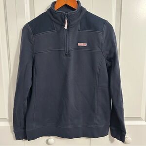 Vineyard Vines Navy Shep Shirt | Women’s Size Medium | ¼ Zip Pullover